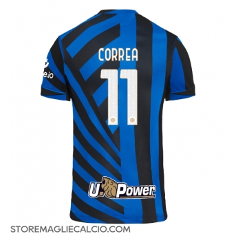 Inter Milan Joaquin Correa #11 Maglia Gara Casa Repliche 2024-25 Maniche Corte